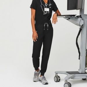 High Waisted Zamora Jogger Scrub Pants